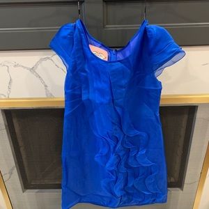 Blue cocktail dress size 2